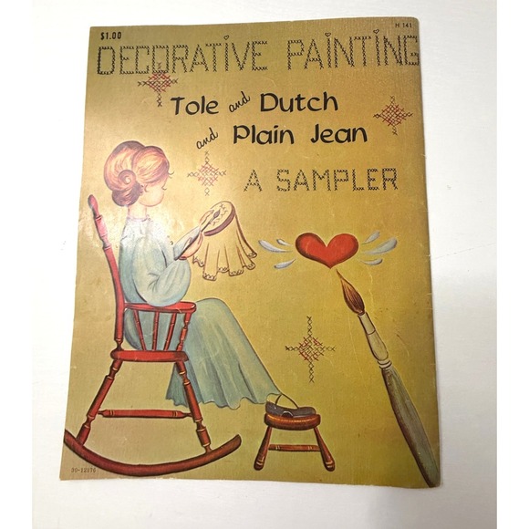 Plain Jean Other - Plain Jean Booklet Decorative Painting Tole and Dutch A Sampler Vintage